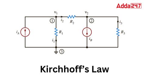 Kirchhoff S Laws Formula Equation Examples