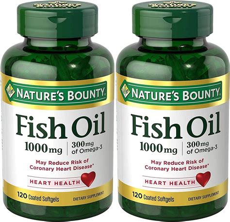 Amazon Nature S Bounty Fish Oil Odorless Mg Softgels