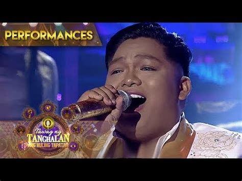 John Mark Saga Iris Day Grand Finals Tawag Ng Tanghalan Youtube