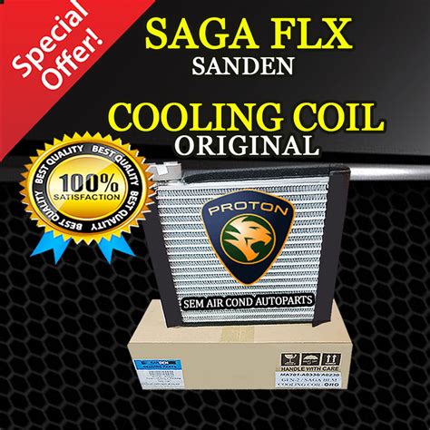 Proton Saga Flx Original Sanden Sd Cooling Coil Evaporator Car