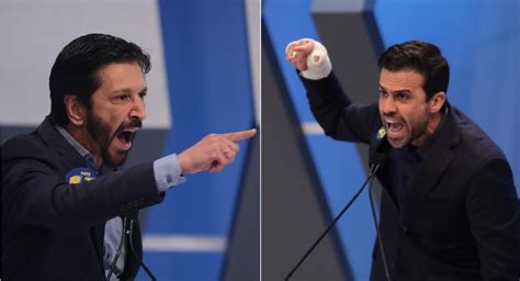 Mar Al E Nunes Batem Boca Trocam Xingamentos E Mediadora Do Debate D