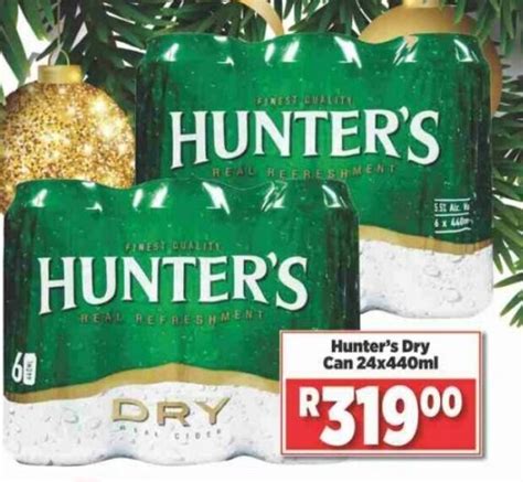 Hunters Dry Cans 24 X 440ml Offer At Big Save Liquor