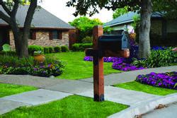 OZCO Project 110 Estate Wooden Mailbox Post Material List At Menards