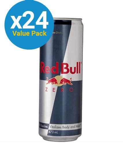 Red Bull Energy Drink Zero 250ml 24 Pack Mighty Mart Nz