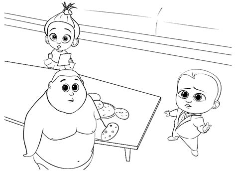 Free Printable The Boss Baby Coloring Pages