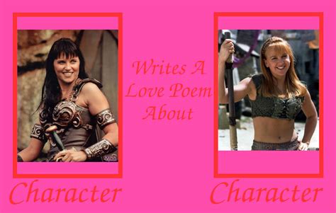 Xena Writes A Love Poem About Gabrielle by nes2155884 on DeviantArt