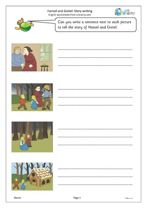 Printable Hansel And Gretel Story