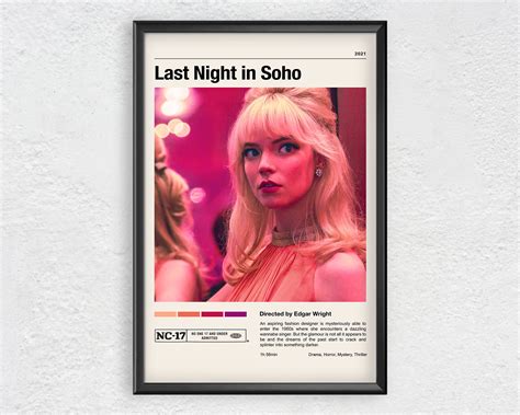 Last Night In Soho Poster Etsy