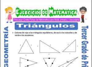 Ejercicios De Tri Ngulos Para Tercero De Primaria Matem Tica