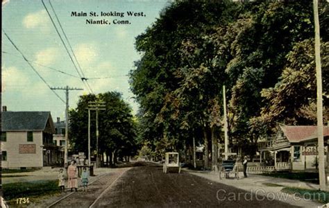 Main Street Looking West Niantic Ct