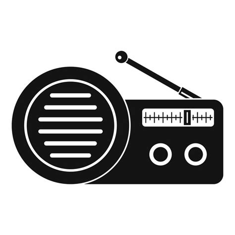 Premium Vector Speaker Radio Icon Simple Illustration Of Speaker