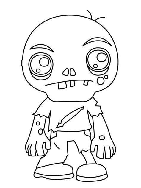 Coloriages Zombie Coloriage Zombie Dessins De Zombies Coloriage