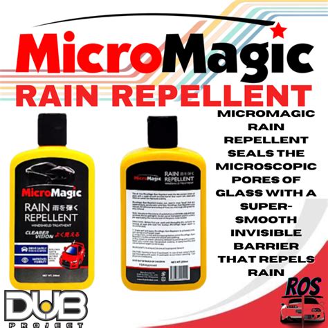 Micromagic Rain Repellent 250ml Wind Shield Treatment Cod Lazada PH