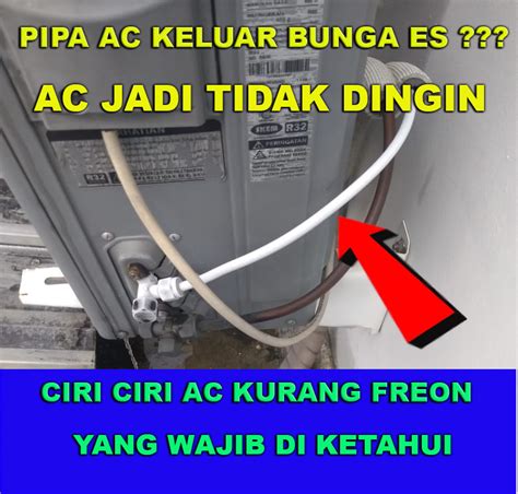 Airtech Ac Jasa Service Ac Mengenal Ciri Ciri Ac Yang Kurang Freon