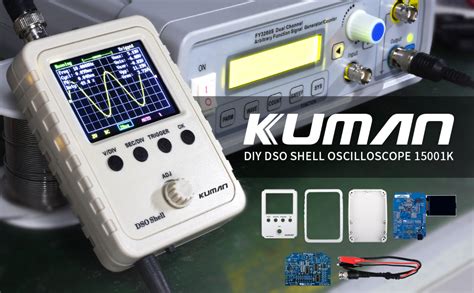 Amazon Kuman Jye Tech Dso Shell Oscilloscope Diy Kit With Open