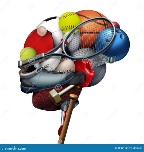 Sports Brain Stock Illustration Illustration Of Athlete 168011647