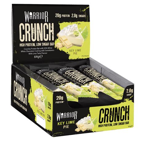 Key Lime Pie Warrior Crunch Protein Bars 64g Single Protein Package