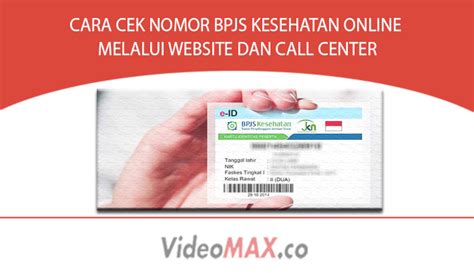 Cara Cek Nomor Bpjs Kesehatan Homecare24