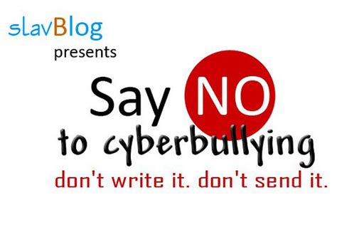 No To Cyberbullying