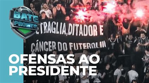 Torcida Do Corinthians Chama Petraglia De Ditador E C Ncer Em