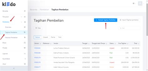 Cara Mencatat Pembayaran Tagihan Pembelian Purchase Invoice