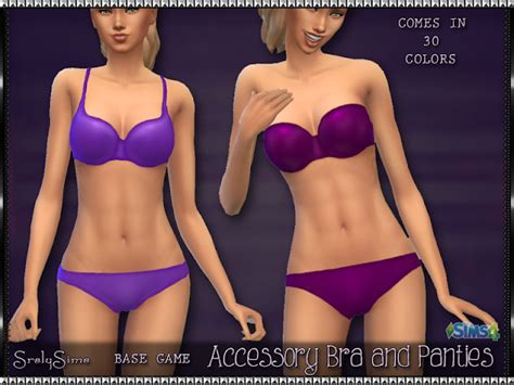 Sims 4 Cc S The Best Accessory Bra And Panties By Srslysims