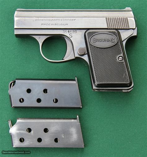 Browning (aka Baby Browning) 6.35mm (.25) Semi-Automatic Pistol