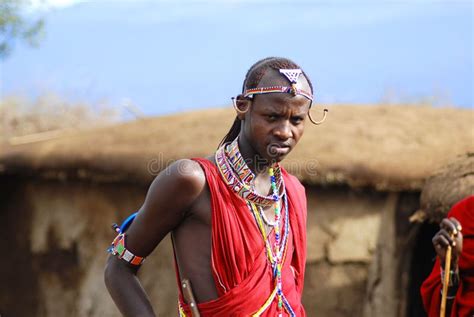 African People from Masai Tribe Editorial Stock Image - Image of dress ...