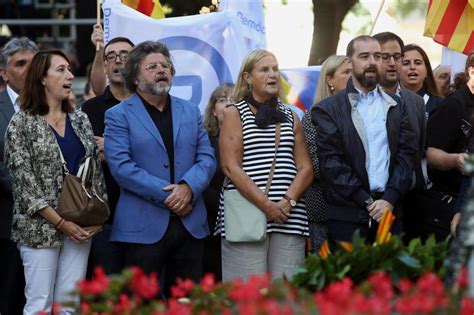 Los líderes de Demócrates de Catalunya Antoni Castellà 2i y Núria de