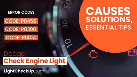 Dodge Check Engine Light 7 Causes Solutions And Essential Tips