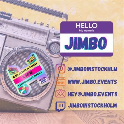 Stream Jimbo In Stockholm Music Listen To Songs Albums Playlists