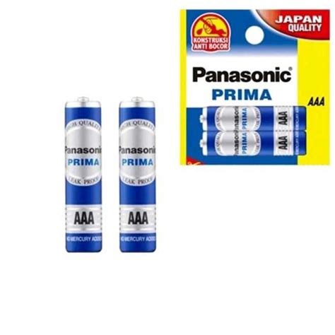 Jual BATERAI BATTERY PRIMA AAA PANASONIC BIRU UM 4U 2B12 Isi 2