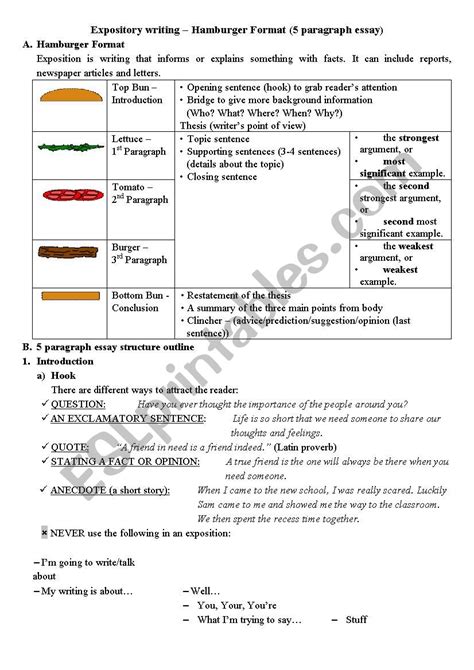 Expository Text Th Grade Ela Worksheets And Answer Key Study Guide