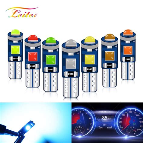 Newest T5 W3W Super Bright 3030 LED Wedge Dashboard Gauge Lamps Car