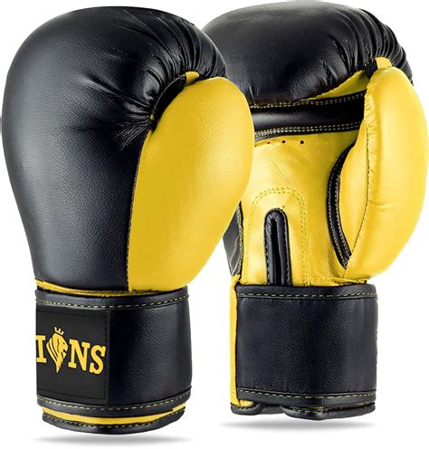 Lions Boxing Gloves For Men Women Injection Mould Sparring Muay Thai