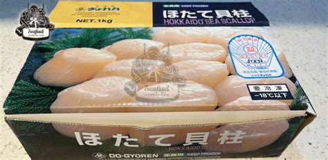 Frozen Hokkaido Scallop 刺身北海道带子sashimi Grade 1kg Seafood Hamper