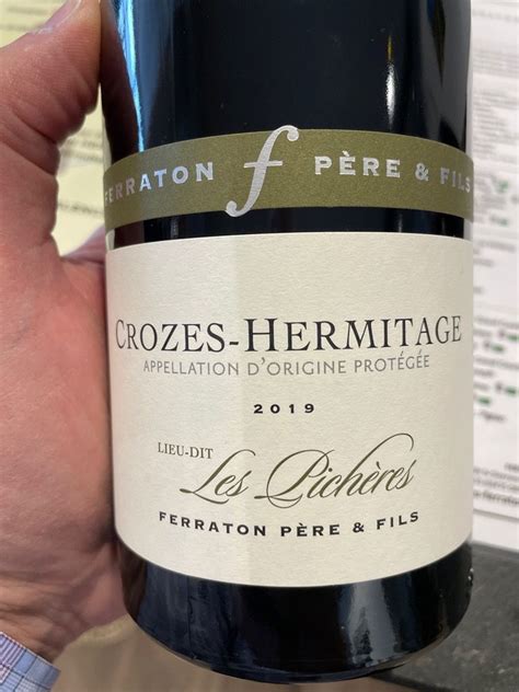 2020 Ferraton Père Fils Crozes Hermitage Les Pichères France Rhône