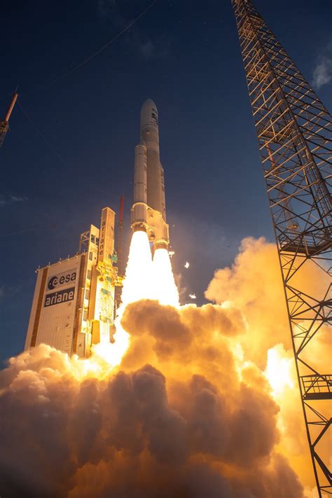 Ariane 5 Rocket Launches New European Meteosat Satellite Two Intelsat Comsats Spaceflight Now