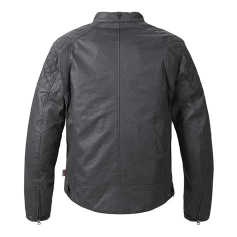 Braddan Wax Motorcycle Jacket Black Abbigliamento Moto Triumph Motorcycles