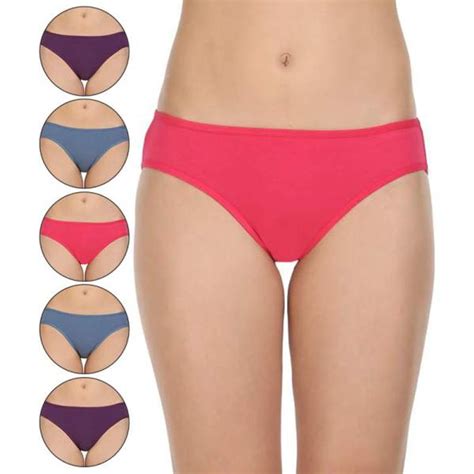 Bodycare High Cut Bikini Style Cotton Briefs In Assorted Colors Pack