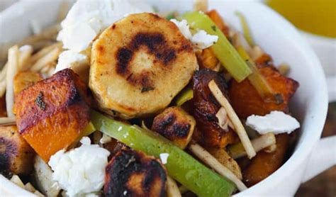 Fall Vegetables With Goat Cheese