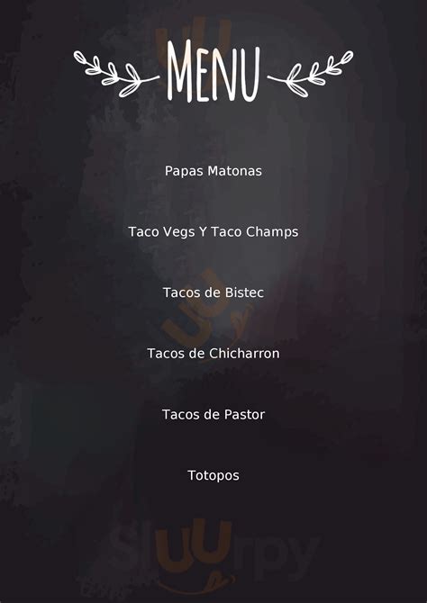 Taqueria Musa menù Saltillo Menu Fuudies Sluurpy