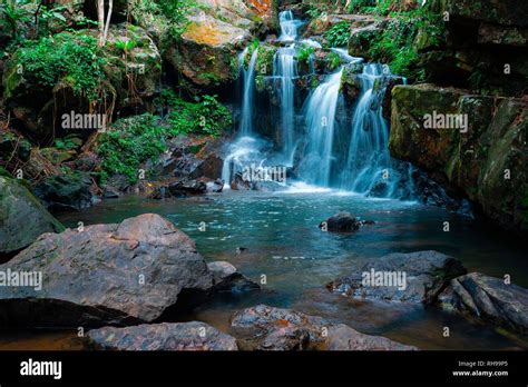 Waterfall The Botanical Garden In The National Park Of Phong Nha Ke