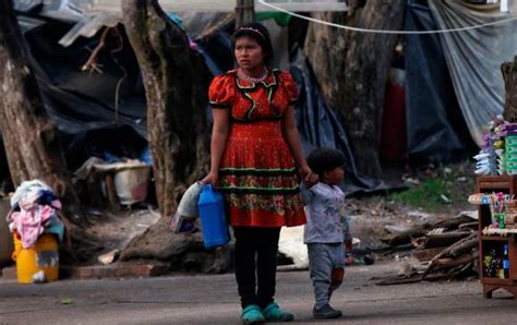 Ind Genas Desplazados Llevan D As En El Parque Nacional De Bogot