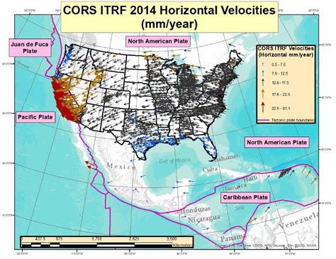 Tectonic Plates Map Usa Winna Kamillah