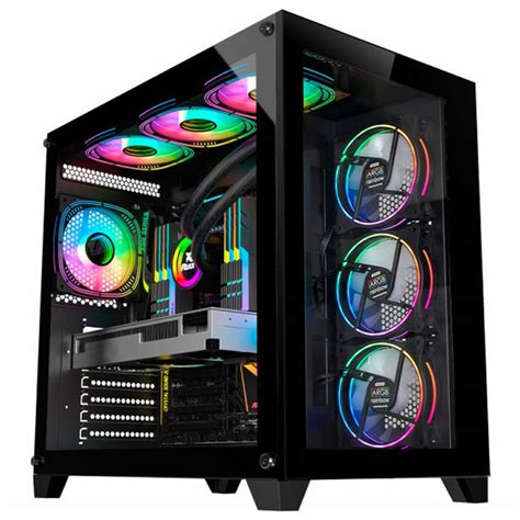 Gabinete Gamer K Mex Space ATX STREAMER CG P3R4 Vidro Temperado Sem