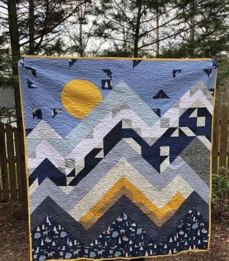 Free Wilderness Quilt Pattern Sewing With Scraps Mountain Quilt