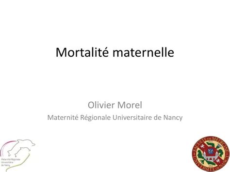 PPT Mortalité maternelle PowerPoint Presentation free download ID