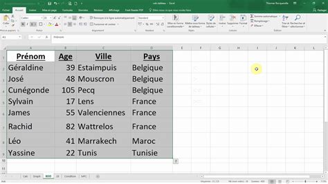 Filtrer Et Trier Une Base De Données Ou Une Liste Avec Microsoft Excel