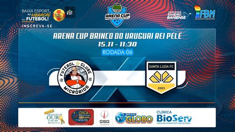 Rodada Os Micr Bios F C X Santa Luzia Arena Cup Brinco Do